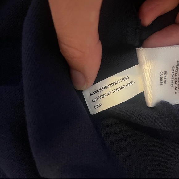 Ralph Lauren Polo Shirt Men’s Small Navy Custom Slim Fit Big Pony Gold Patriotic - Picture 9 of 11